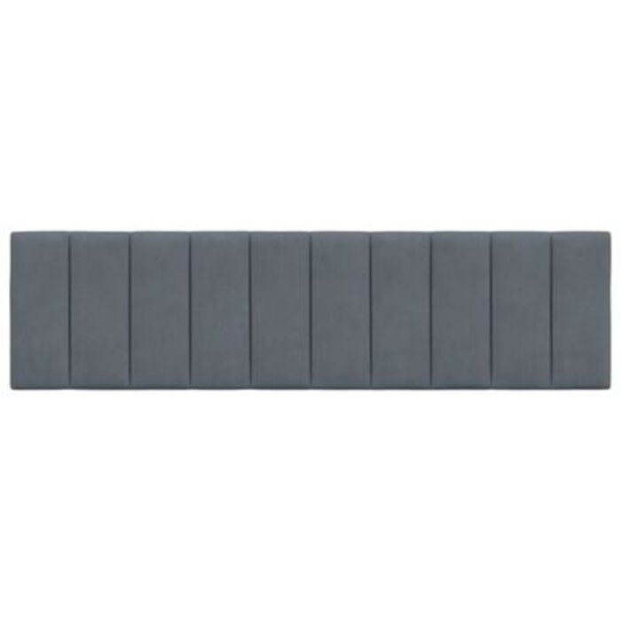 Coussin de tête de lit velours 180 cm - Gris foncé - Jusqu'à -39%