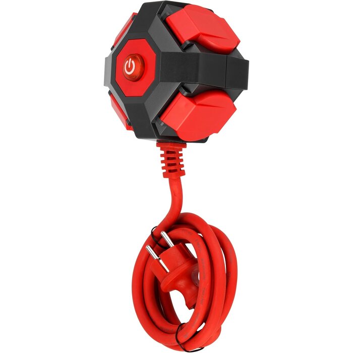Bloc Multiprise Cube IP44 - 4 Prises - Jusqu'à -38% sur notre stock outlet