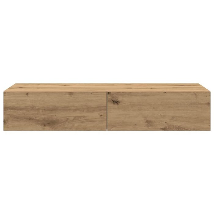 Étagère murale avec tiroirs aspect chêne - Jusqu'à -40%
