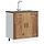 Meuble sous évier Kalmar bois vieilli - 80x46x81,5 cm - Jusqu'à -40%