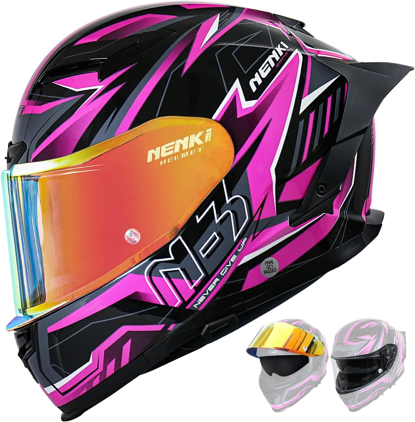 Casque intégral moto XL noir et rouge - Jusqu'à 41% de remise