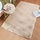 Tapis fausse fourrure beige 60x90cm - Ultra doux - Jusqu'à -38%