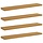 Lot de 4 étagères murales beige 120cm - Jusqu'à 40% de réduction
