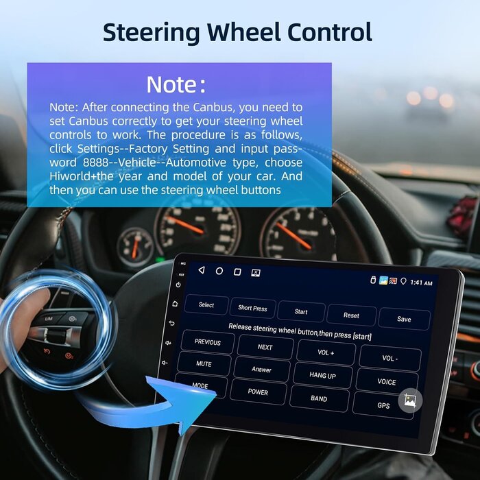 Autoradio 9" pour VW Polo (2008-2020) Android CarPlay - Jusqu'à 41% de remise