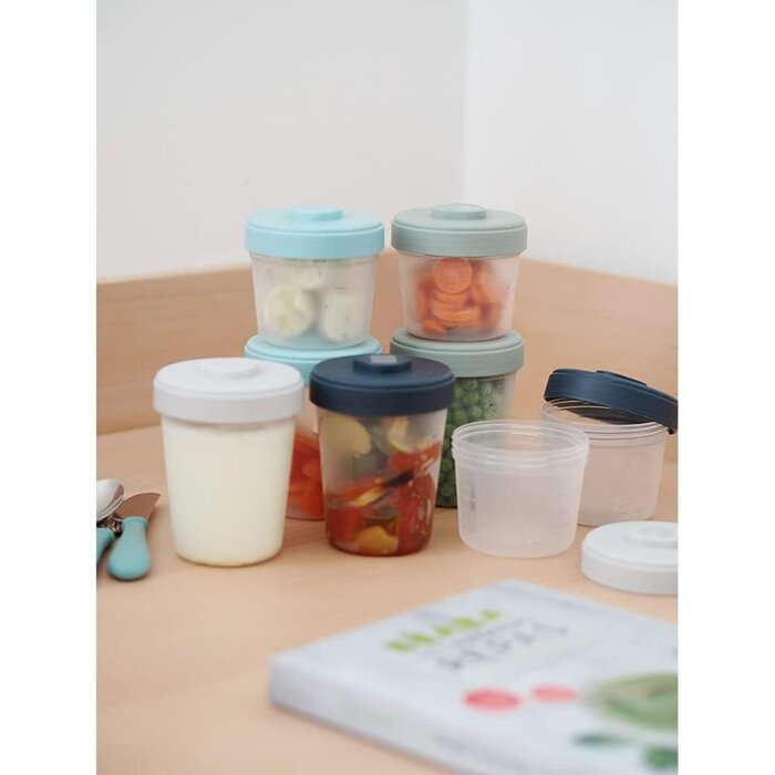 Set de 12 pots de conservation bébé Eucalyptus - Jusqu'à 37% de remise