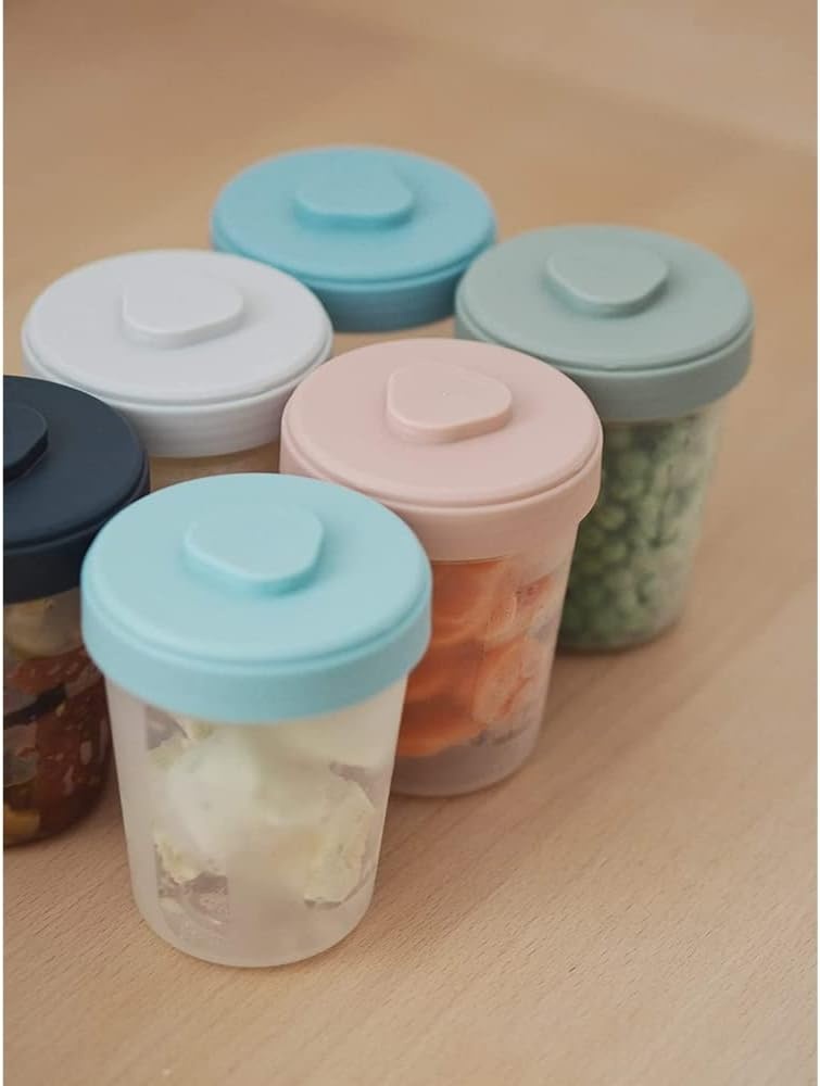 Set de 12 pots de conservation bébé Eucalyptus - Jusqu'à 37% de remise