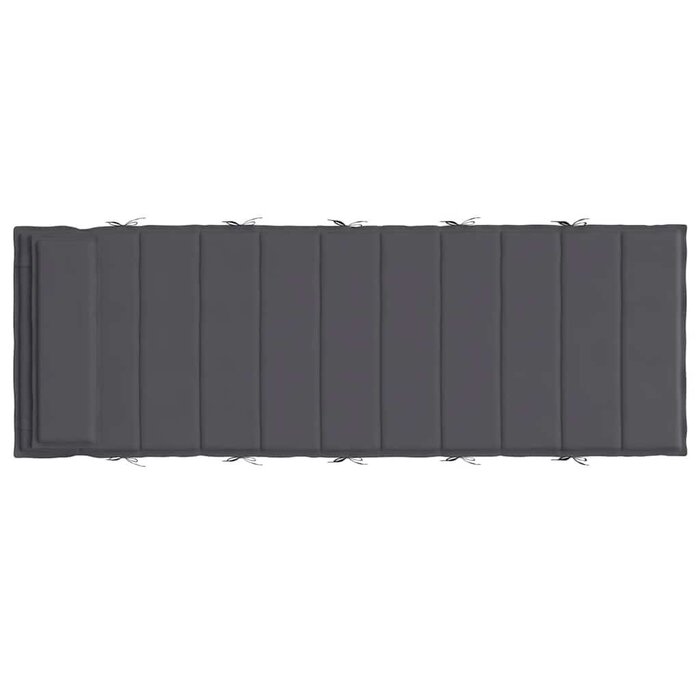 Coussin de bain de soleil 180x60x3 cm Anthracite - Jusqu'à -39%