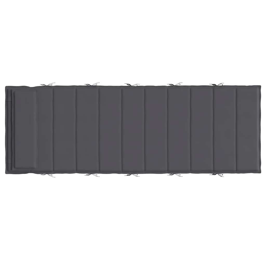 Coussin de bain de soleil 180x60x3 cm Anthracite - Jusqu'à -39%