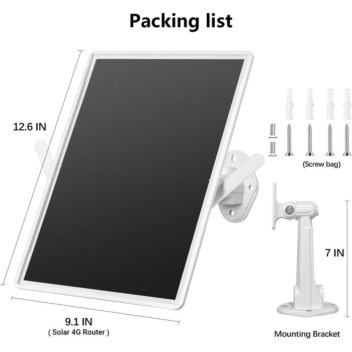 Routeur 4G Solaire avec Batterie 20 000 mAh - Jusqu'à -40% en Outlet