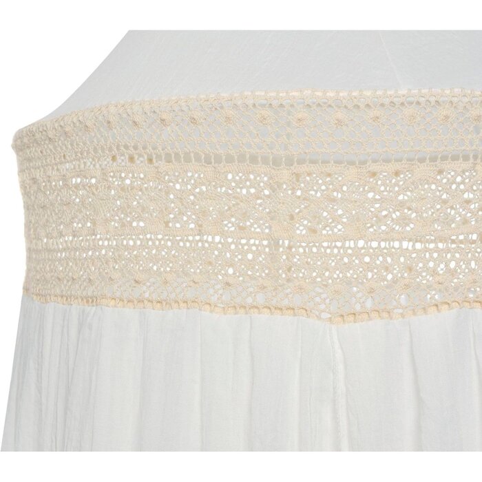 Ciel de lit bébé Vintage Boho Ivoire 245 cm - Jusqu'à 35% de réduction