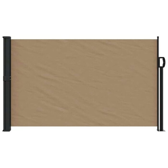 Paravent rétractable 120x600 cm - Taupe - Jusqu'à -40% sur l'outlet