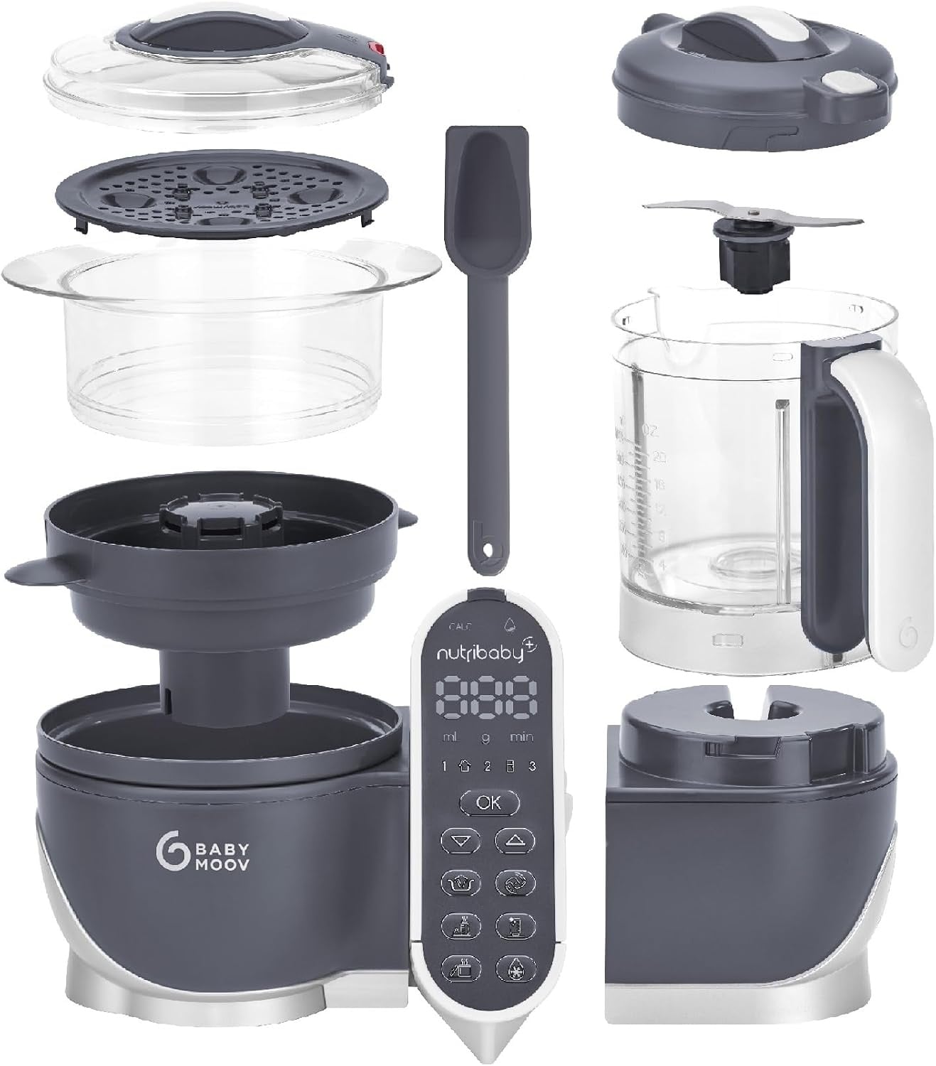 Robot cuiseur mixeur bébé 5-en-1 - 2200 ml - Jusqu'à 41% de remise