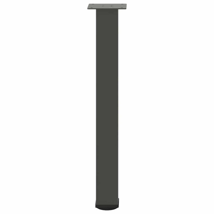 4 Pieds de table basse réglables en acier anthracite - Jusqu'à -41%