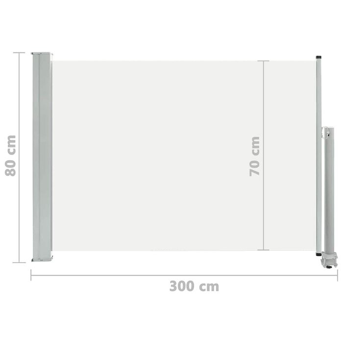 Store latéral rétractable 80x300cm - Jusqu'à 39% de réduction
