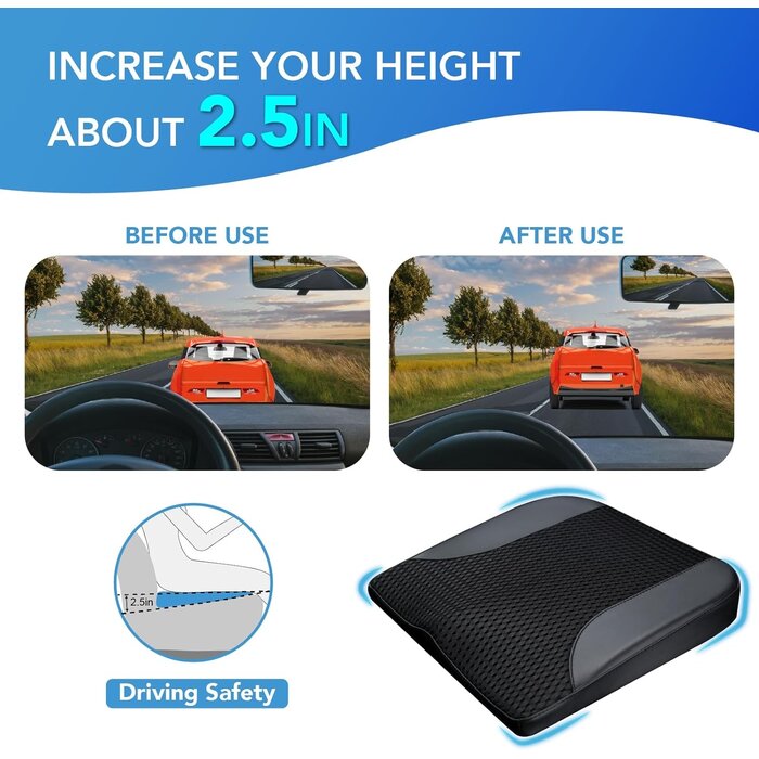 Coussin de siège ergonomique à mémoire de forme - Jusqu'à -39%