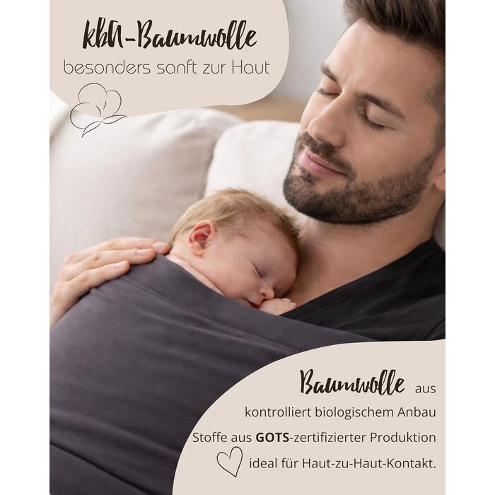 Haut de peau-à-peau pour bébé - Rouge - Taille XL - Jusqu'à 37% de réduction