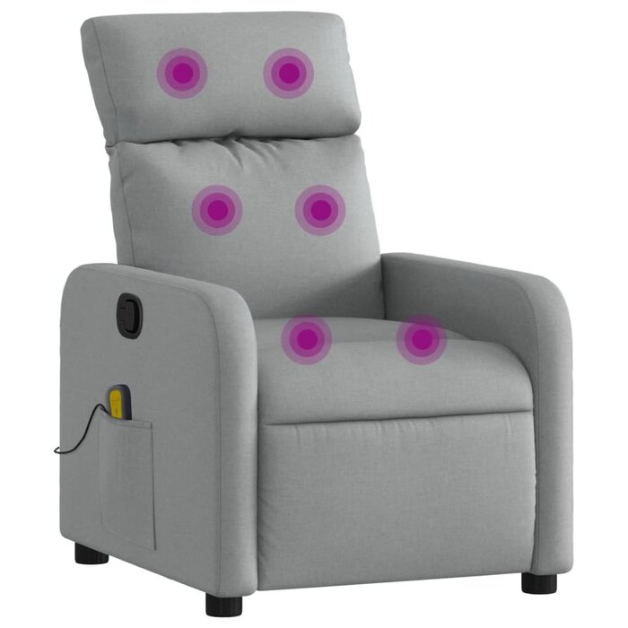 Fauteuil de massage inclinable gris - Jusqu'à -41% sur l'outlet