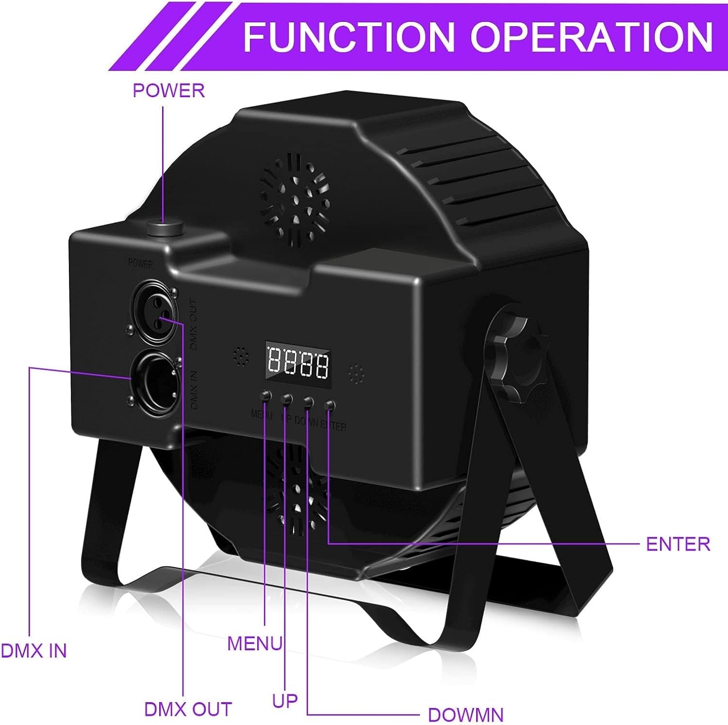 Projecteur UV DMX512 72W 36 LED - Jusqu'à -39% sur l'outlet