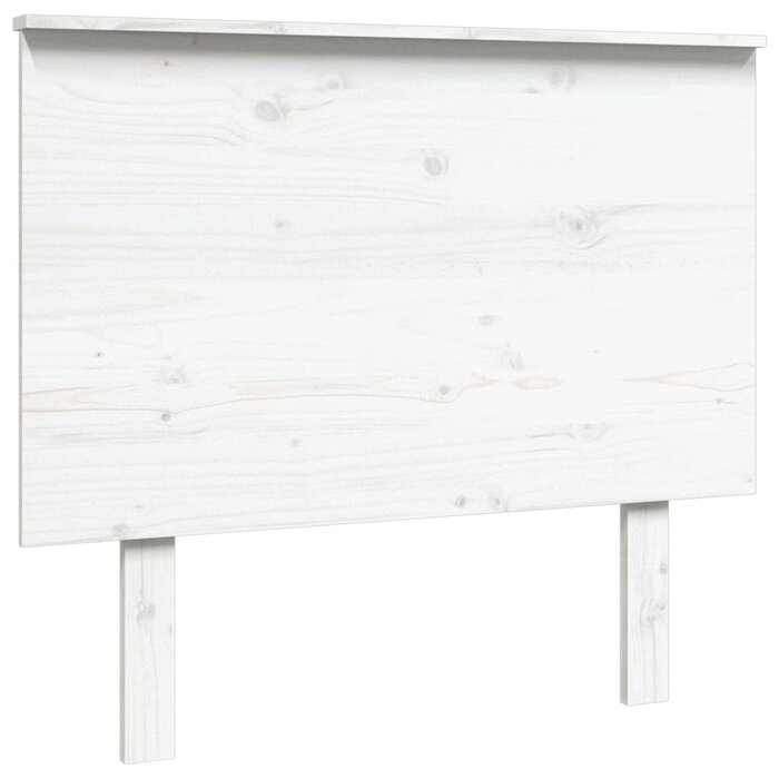 Vidaxl Tête de lit en pin massif blanc - 94 cm - Jusqu'à -57%
