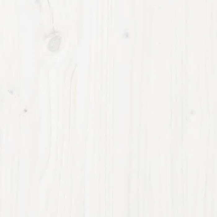 Vidaxl Tête de lit en pin massif blanc - 94 cm - Jusqu'à -57%