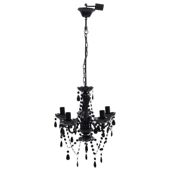 Lustre en cristal noir 38x45 cm - Élégance classique - Jusqu'à 40% de remise