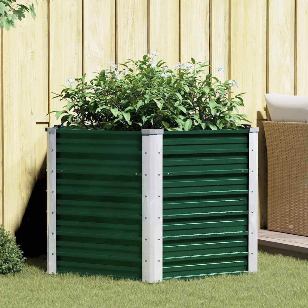 Jardinière surélevée hexagonale en acier vert - Jusqu'à 39% de réduction