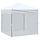 Tonnelle pliante 2x2m avec parois - Blanc - Jusqu'à -36% de remise