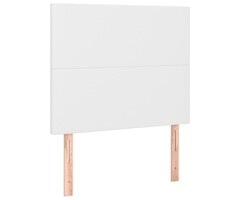 Lot de 2 têtes de lit 80 cm en similicuir blanc - Jusqu'à -39%