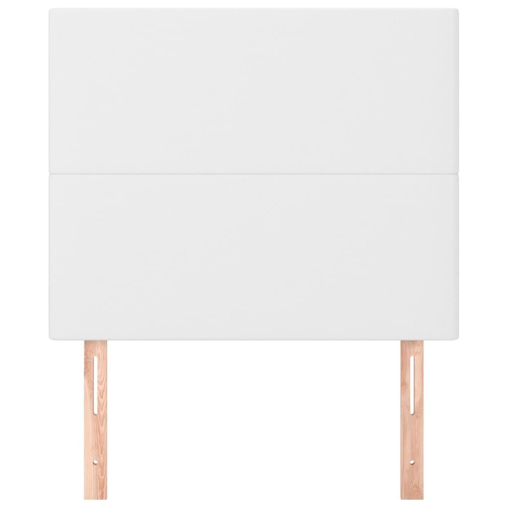 Lot de 2 têtes de lit 80 cm en similicuir blanc - Jusqu'à -39%