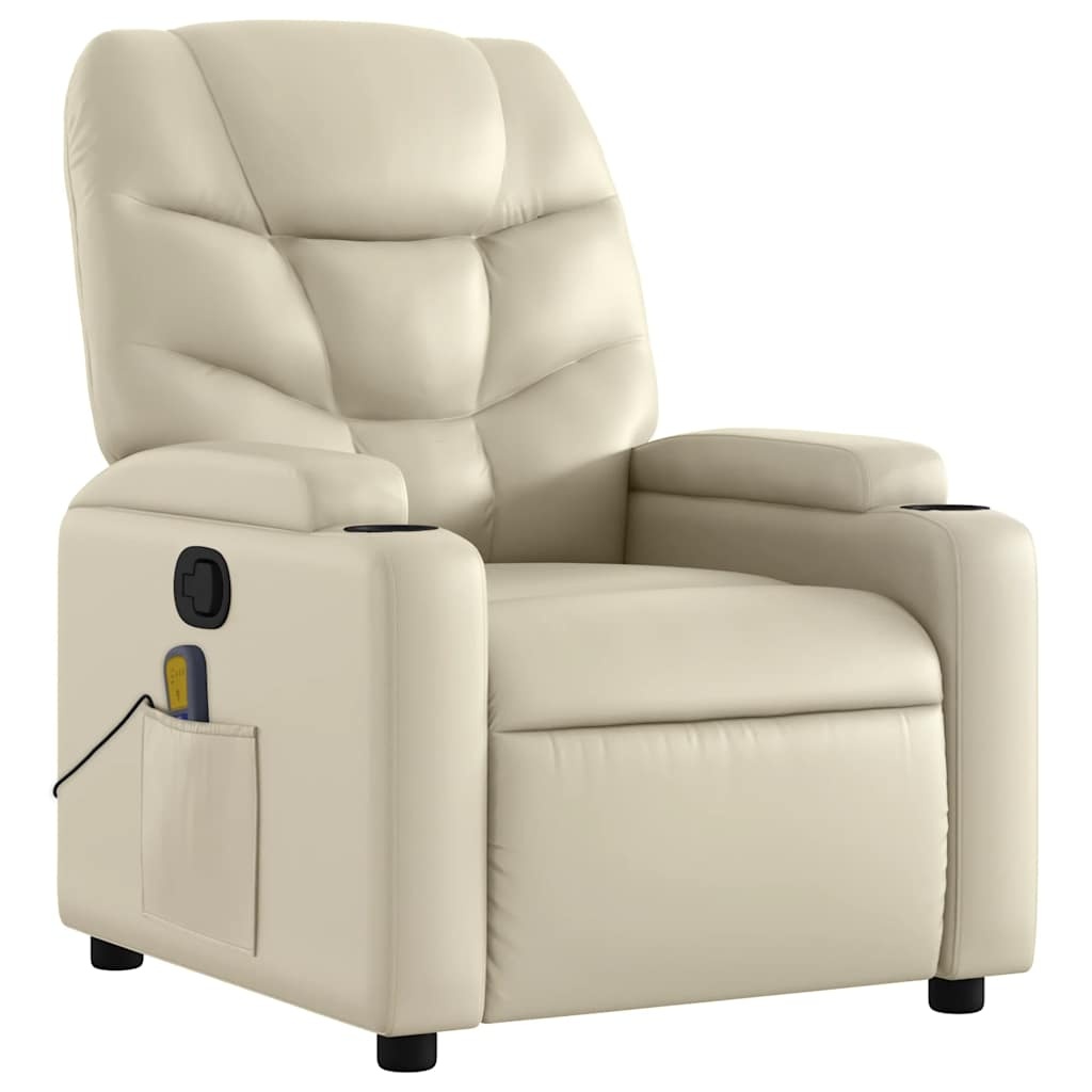 Fauteuil de massage inclinable crème - Jusqu'à -41% sur notre sélection outlet