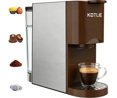 Kotlie Machine à café 4-en-1 multifonction - 19 bars - Jusqu'à 41% de réduction