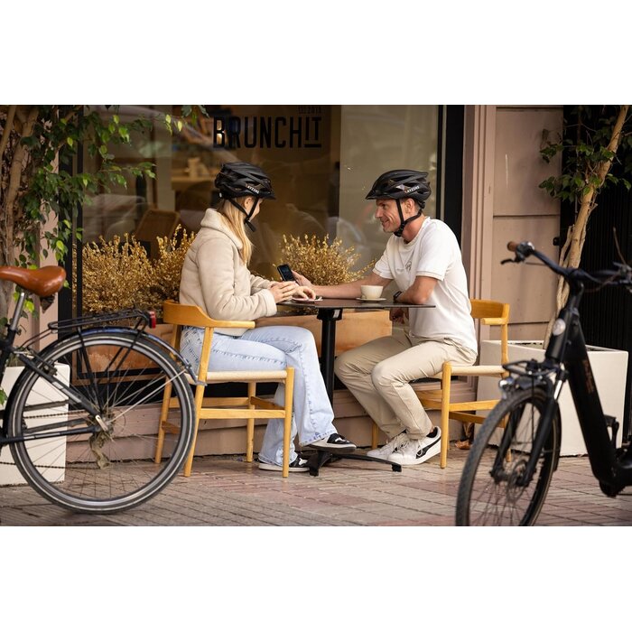 Casque de vélo urbain léger - Look carbone - Taille L - Jusqu'à 40% de remise