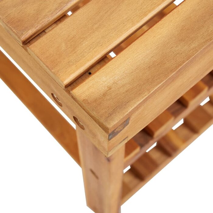 Banc à chaussures en acacia massif - Jusqu'à -39%