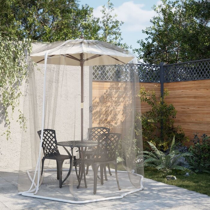 Vidaxl Moustiquaire de parasol 300x230cm - Jusqu'à -61% sur votre extérieur