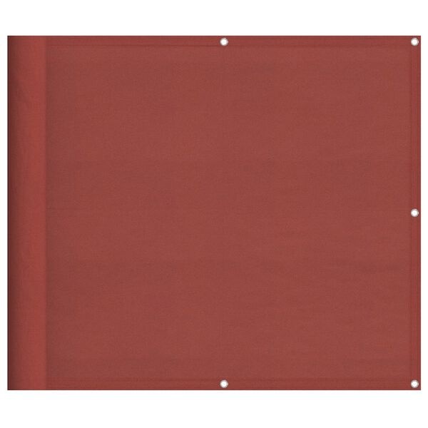 Vidaxl Brise-vue balcon Terracotta 90x800 cm - Jusqu'à -59% sur votre intimité