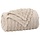 Grand Plaid Polaire Beige 240x220cm - Jusqu'à 60% de réduction