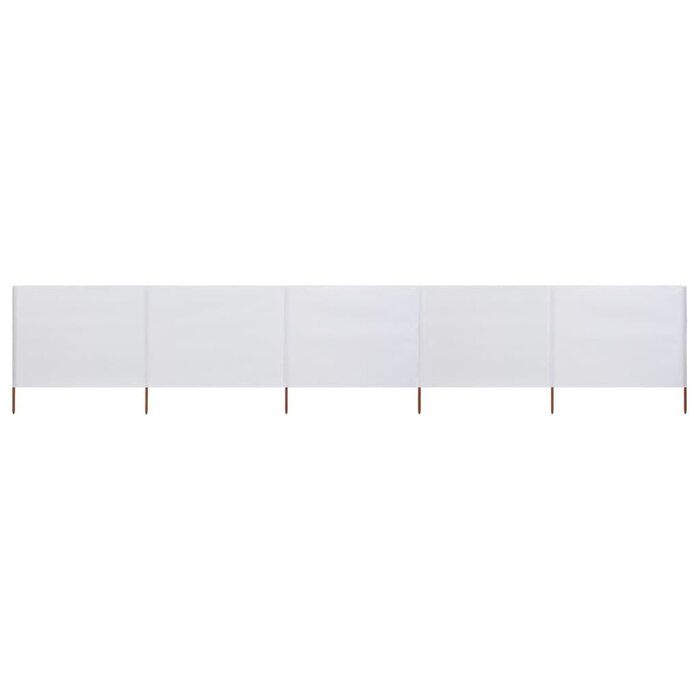 Pare-vent pliable 5 panneaux 600x120cm - Jusqu'à 39% de réduction