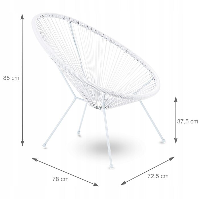 Fauteuil Acapulco extérieur : design iconique avec jusqu'à 40% de réduction