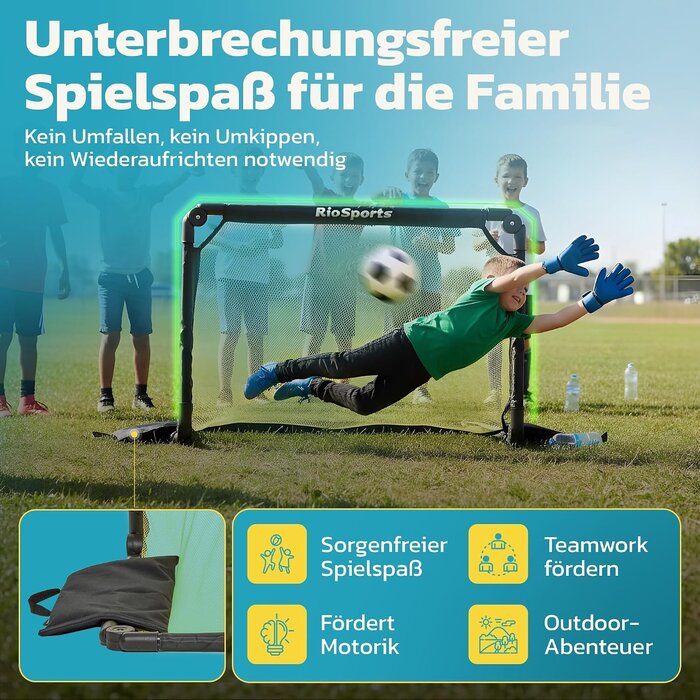 Set de 2 buts de football pliables - Jusqu'à 40% de réduction