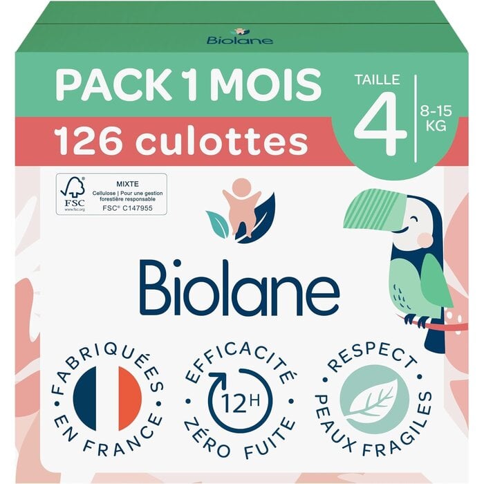 Lot de 120 Couches-culottes Taille 5 (12-18kg) - Jusqu'à -36%