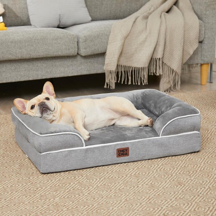 Panier Orthopédique pour Chien 104cm - Confort Mémoire de Forme - Jusqu'à -41%