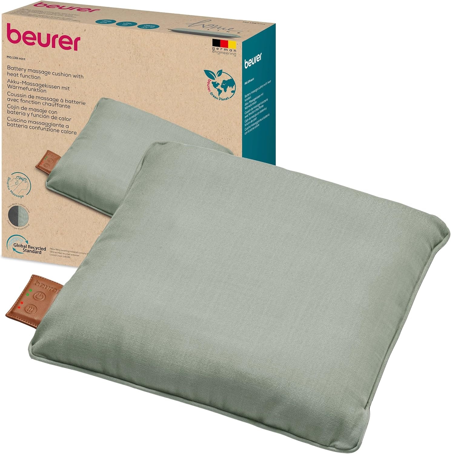 Coussin de massage Shiatsu sans fil - Jusqu'à -41% sur le modèle déballé