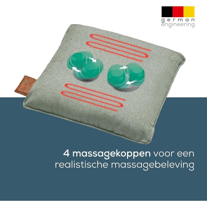 Coussin de massage Shiatsu sans fil - Jusqu'à -41% sur le modèle déballé