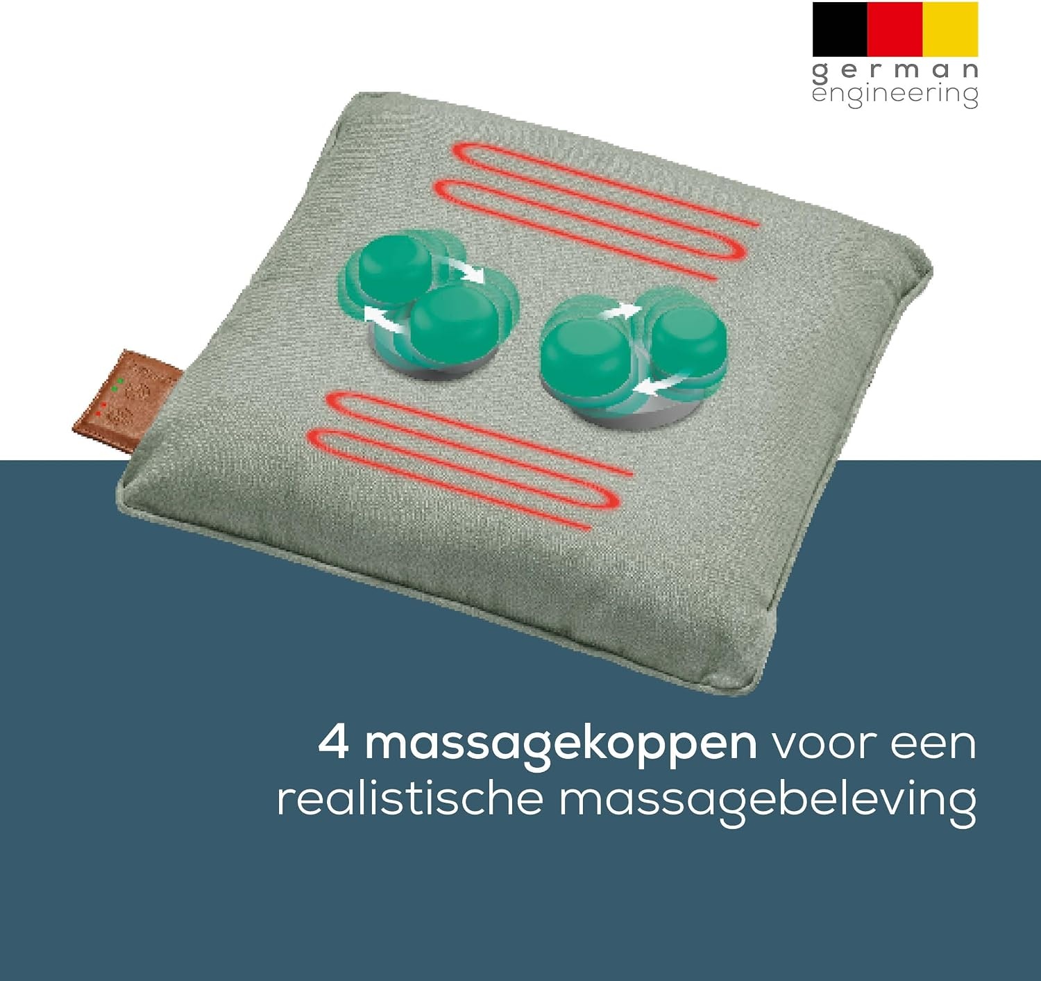 Coussin de massage Shiatsu sans fil - Jusqu'à -41% sur le modèle déballé