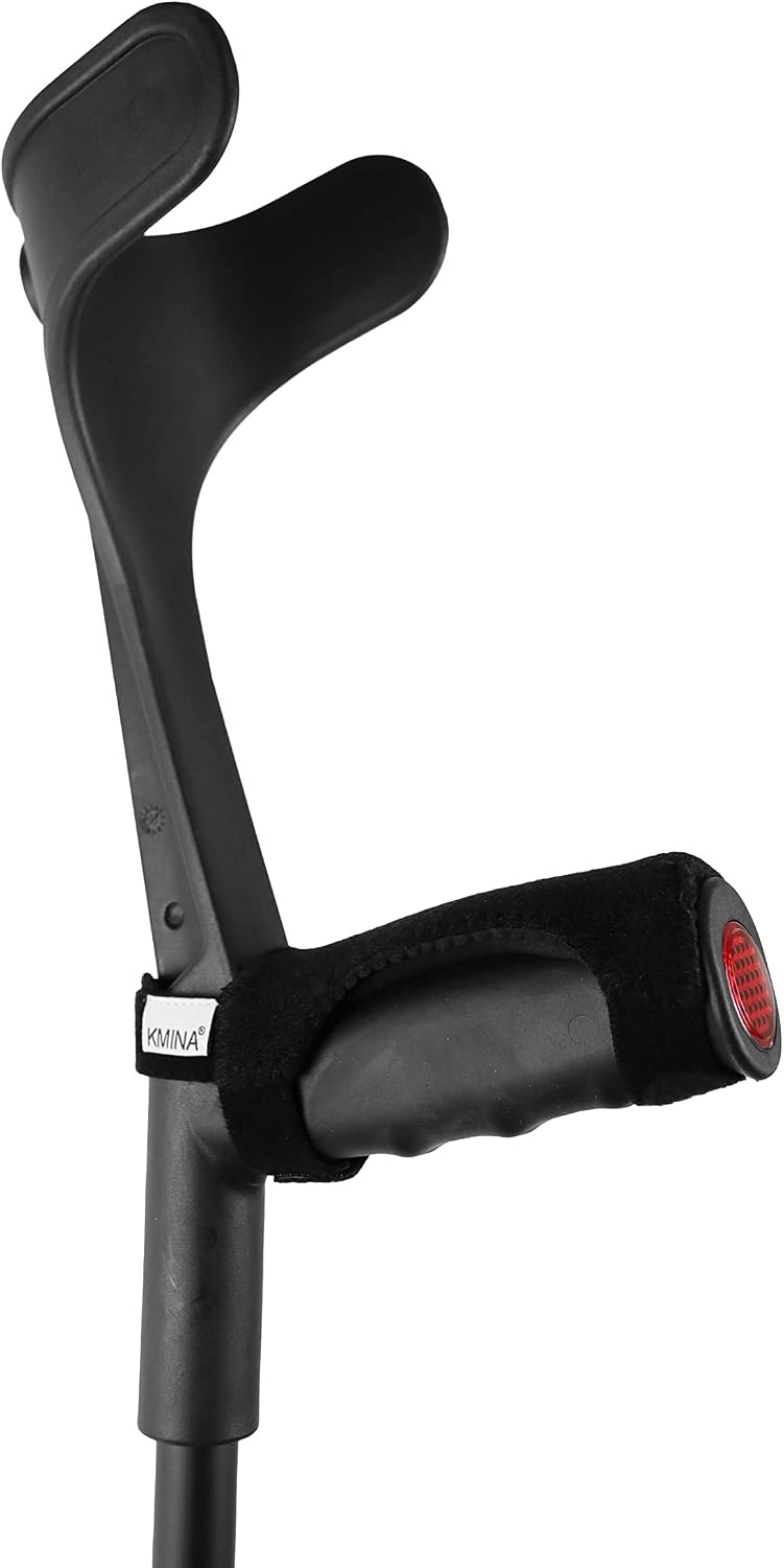 Béquilles avant-bras ergonomiques - Aluminium noir - Jusqu'à -39%