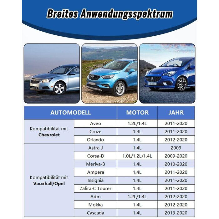 Kit de calage de distribution pour moteurs Chevrolet et Opel - Jusqu'à -38%