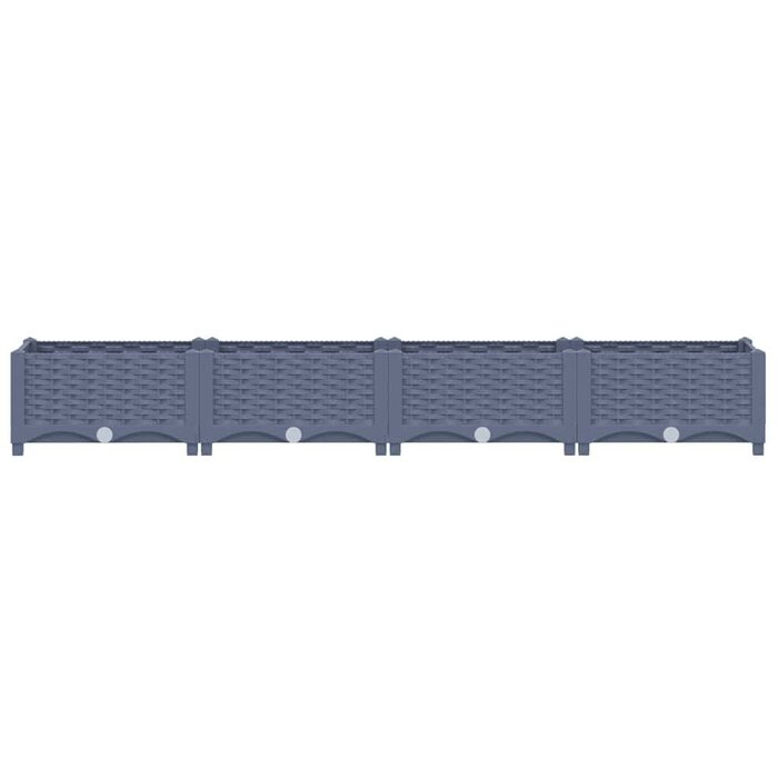 Jardinière surélevée 160x40x23 cm Bleu-Gris - Jusqu'à 33% de réduction