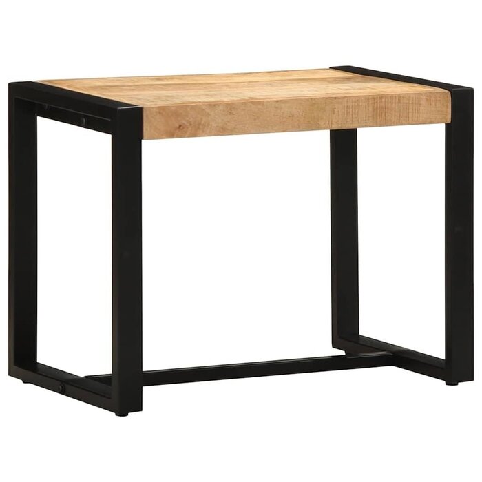 Banc d'entrée bois de manguier et métal 60cm - Jusqu'à 34% de remise
