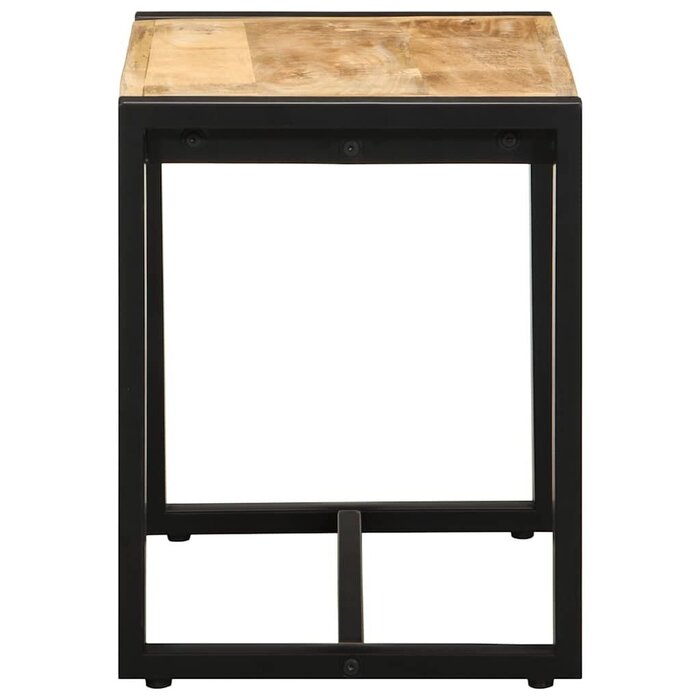 Banc d'entrée bois de manguier et métal 60cm - Jusqu'à 34% de remise