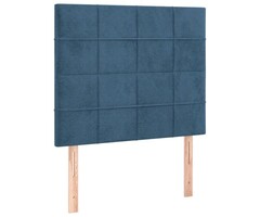 Vidaxl Lot de 2 Têtes de lit en velours bleu foncé - Jusqu'à -74% de remise